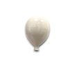 CBR- PALLONCINO IN CERAMICA-  BIANCO - 20,5x14,7x11,5 cm
