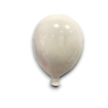 CBR- PALLONCINO IN CERAMICA-  BIANCO - 20,5x14,7x11,5 cm
