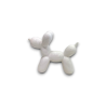 CAGNOLINO PALLONCINO IN CERAMICA - BIANCO- 23x9x19,2cm