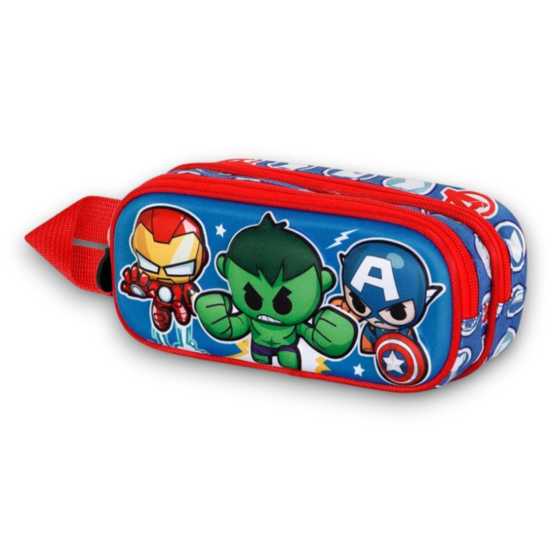 Avengers - Astuccio Doppio 3D Mini Heroes - Multicolore - SCONTO