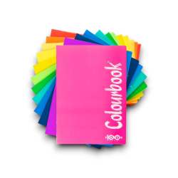 Colourbook - 6 Quadernoni  A4 - 5MM - Fluo - 96 Pagine - 100GR