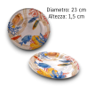 Set Piatti Melamina - 6 Piatti Piani - 6 Piatti Fondi - 3 Insalatiere 