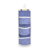 Portaoggetti Da Appendere Con 3 Tasche In Stoffa Con Asola 60x20 cm