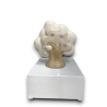 Albero con cuori - Celeste - 12x4.5x11 cm