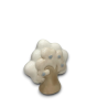Albero con cuori - Rosa - 12x4.5x11 cm