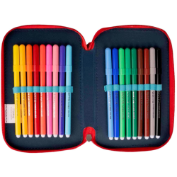 Colourbook - Astuccio 3 zip - Space - COL24431