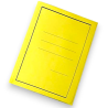 100 CARTELLINE PER ATTI GIALLO CON STAMPA DIAMANTE CARTELLE IN CARTONC