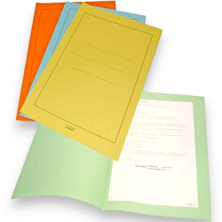 100 CARTELLINE PER ATTI GIALLO CON STAMPA DIAMANTE CARTELLE IN CARTONC
