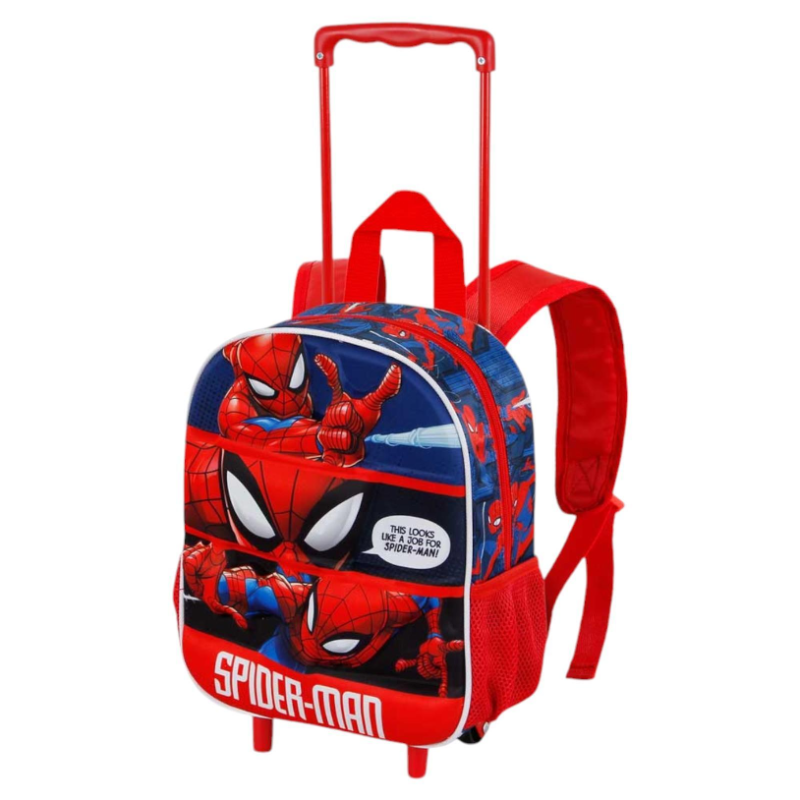 Spiderman - Zaino Asilo 3D con Trolley - 06538 - SUPER SCONTO