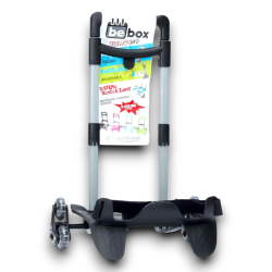 Seven - Trolley Pieghevole Nero - 3 Ruote - Be Box
