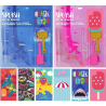 Telo Mare per Bambini in Microfibra con Paletta e Rastrello - Splash -