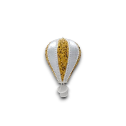 Mongolfiera Glitterata Grande - Palla di Natale da 32 cm con Paillette