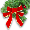 Ghirlanda Stelle di Natale Verde con Fiori POINSETTIE, 200 cm 240 Rami