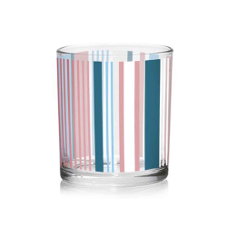 Set 6 Bicchieri in Vetro Everyday Multicolore, capacità 220 ml,Traspar