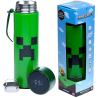 Puckator - Borraccia Con Termometro Minecraft - Termica - 450 ML - BOT