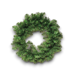 Ghirlanda Natalizia Verde per Porta dietroporta da Ø 25 cm con 90 Punt