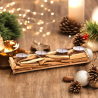 Portacandele in Legno Naturale, Candelabro Candeliere Stile Nordico a 