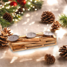 Portacandele in Legno Naturale, Candelabro Candeliere Stile Nordico a 