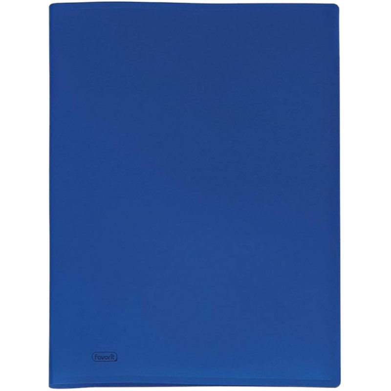 Favorit - Portalistino Blu - 80 Buste Lisce - 22x30 cm
