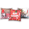 Cuscino Poliestere - Decorazioni Natalizie - 40 cm - 3 Mod. Assortiti 