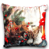 Cuscino Poliestere - Decorazioni Natalizie - 40 cm - 3 Mod. Assortiti 