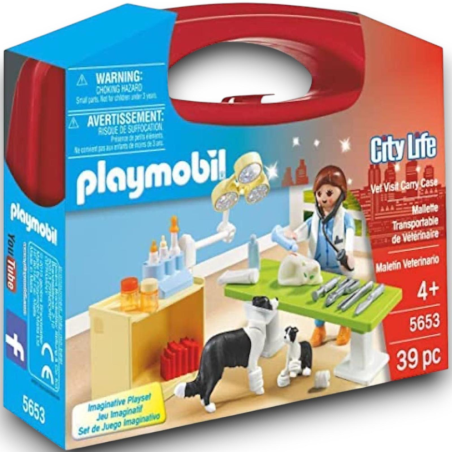 PLAYMOBIL - Valigetta Veterinario - 39 pz - 5653 