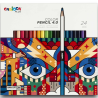 Carioca Plus  - Matite Colorate in Legno - 4.0 mm - 24 pezzi - 45203