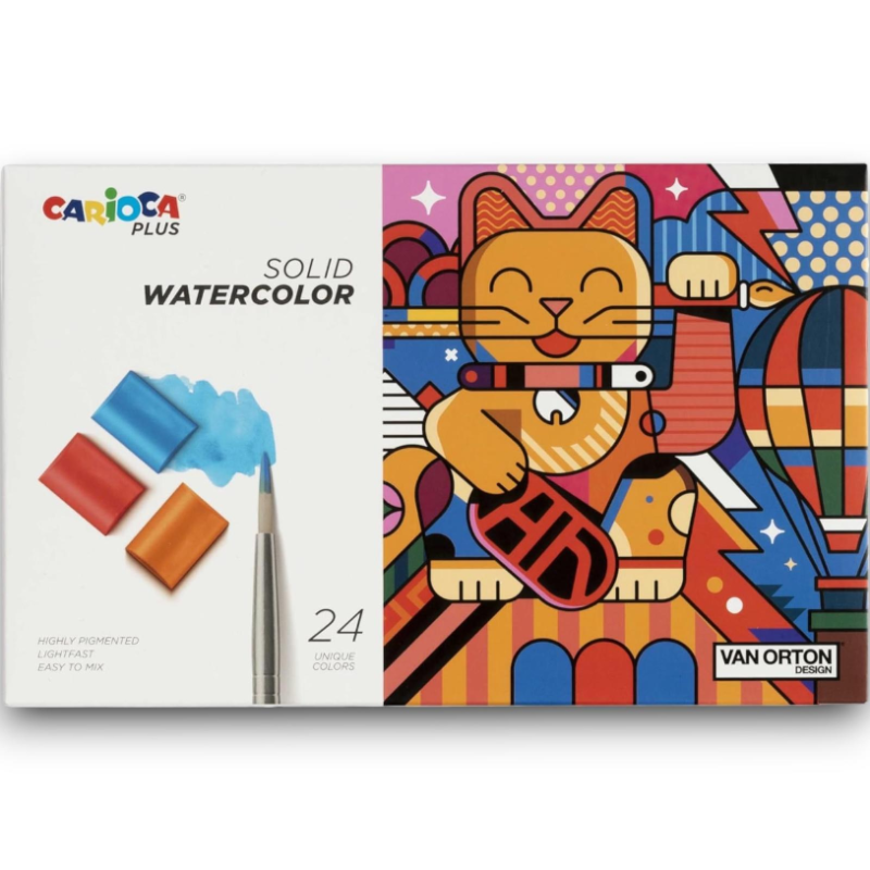 Carioca Plus - 24 Acquarelli - 45211