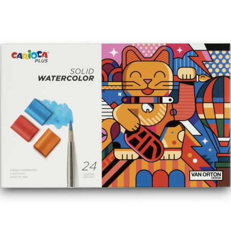 Carioca Plus - 24 Acquarelli - 45211