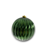 3x Palla di Natale Gigante Ø 15 e 20 cm in Plastica LUCIDA PERLATA E O