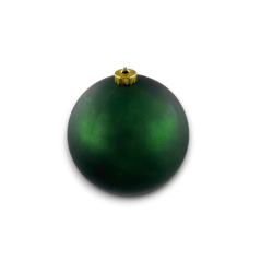 3x Palla di Natale Gigante Ø 15 e 20 cm in Plastica LUCIDA PERLATA E O