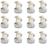 Set 12 Candele a Forma di Gnomi Elfi di Babbo Natale, Candela Ttealigh