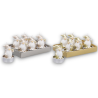 Set 12 Candele a Forma di Gnomi Elfi di Babbo Natale, Candela Ttealigh