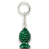 12 Portachiavi Pigna Verde - 2,5x2,3x4,2 cm