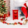 Christmas Cassetta Postale per Letterina di Babbo Natale da tavolo Ros