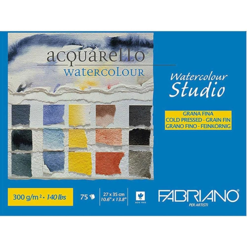 Fabriano - Watercolour Studio - 27x35 cm - 75FF - 300 gr - 75302735