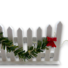 Steccato Recinzione in Legno con Luci Accessori presepe 16 cm x h. 5,5