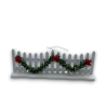 Steccato Recinzione in Legno con Luci Accessori presepe 16 cm x h. 5,5