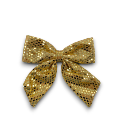 Fiocco Laminato Rombii Oro - 28 Cm