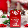 Christmas Cassetta Postale per Letterina di Babbo Natale Santa Stop He