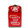 Christmas Cassetta Postale per Letterina di Babbo Natale Santa Stop He
