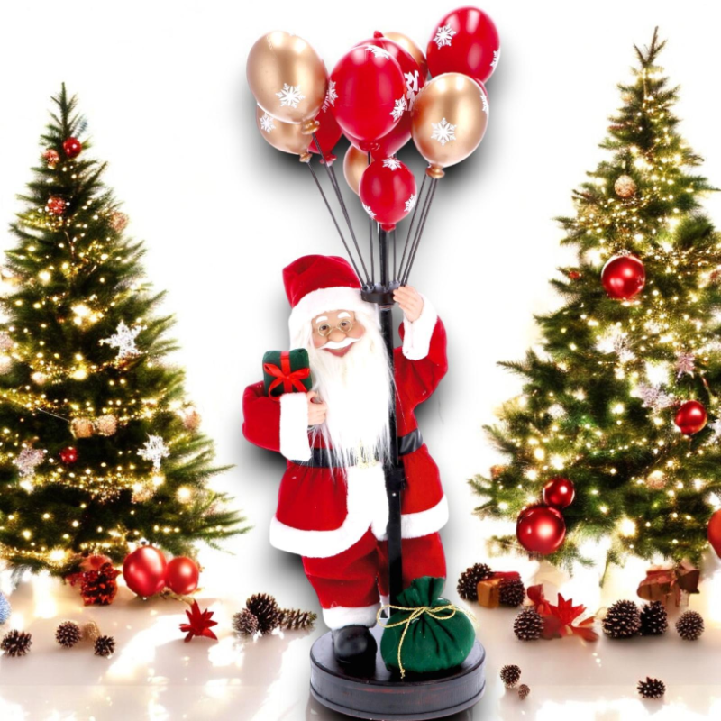 Star - Babbo Natale con Palloncini - 120 cm - 106884