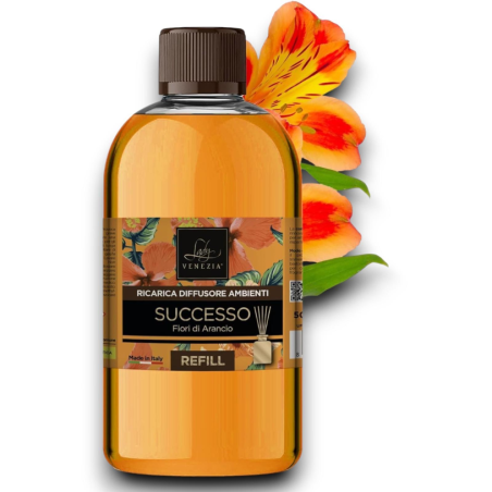 Lady Venezia - Ricarica Per Profumatori - 500 ml - Fiori di Arancio - 