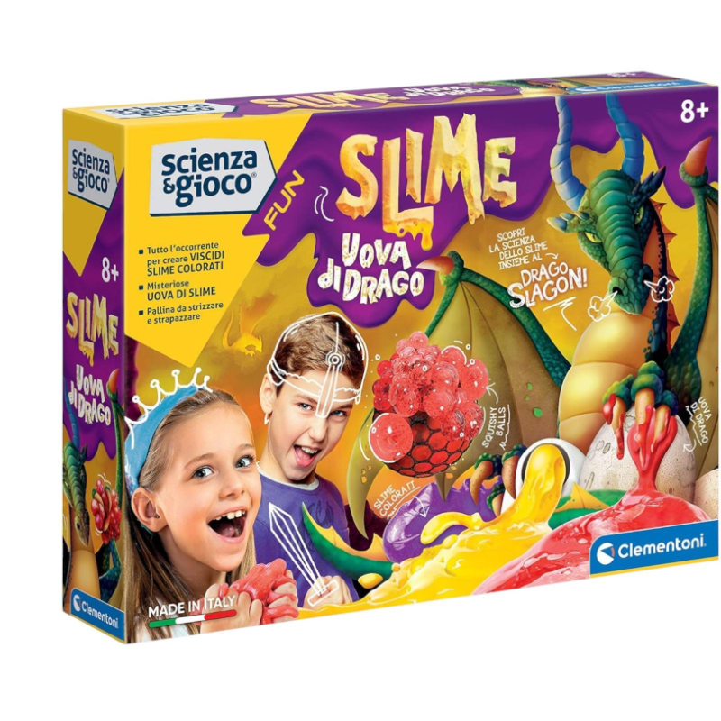 Clementoni - Slime Uova di Drago - 39x29x8 cm