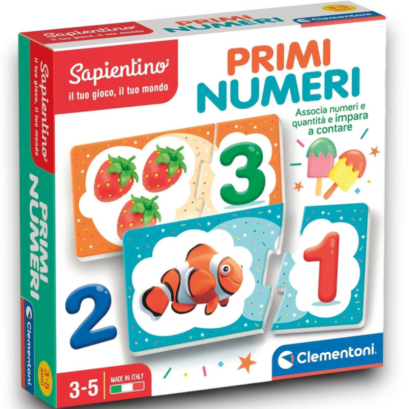 Clementoni - I Primi Numeri - 18x20x4 cm