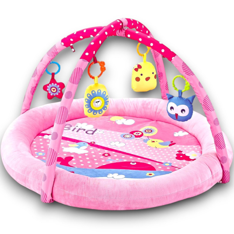 Gogo - Baby Palestrina Rosa - Multiattività Con Sonaglini - 30 cm