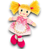 Carlotta - Bambola in Pezza - Grembiule Ricamato - 30 cm