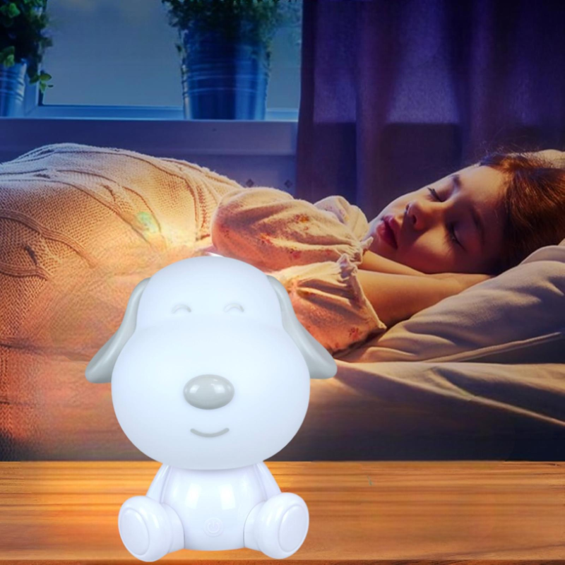 Lampada a Led a Forma di Cagnolino con 7 Illuminazioni Differenti 30.5
