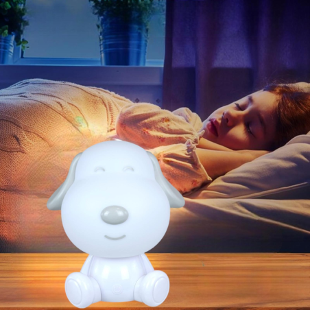 Lampada a Led a Forma di Cagnolino con 7 Illuminazioni Differenti 30.5