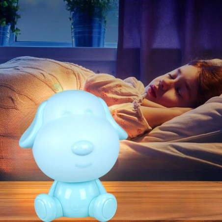 Lampada a Led a Forma di Cagnolino con 7 Illuminazioni Differenti 30.5